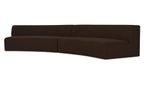 Naomi 2 Piece Concave Modular Sectional 2