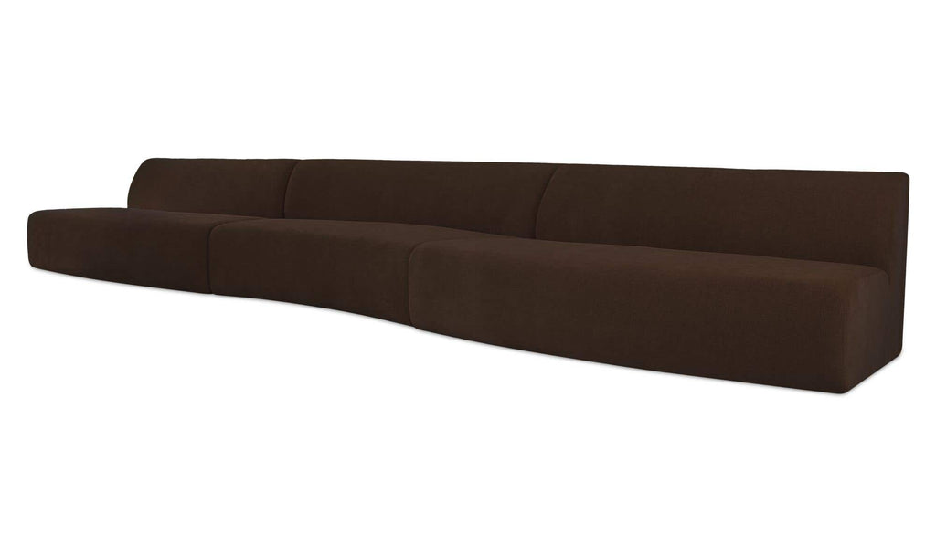Naomi 3 Piece Wave Modular Sectional 2