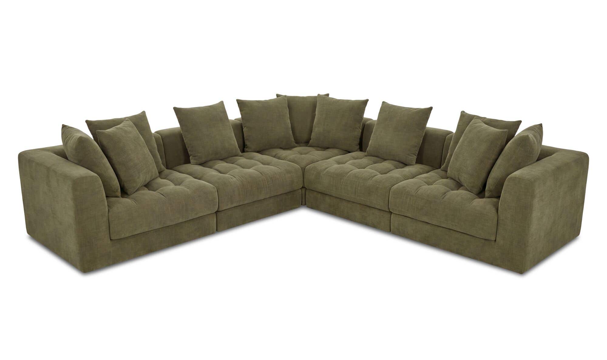 Davie Classic L Modular Sectional Olive