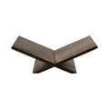 Ocra book holder by Renwil, mango wood, walnut finish