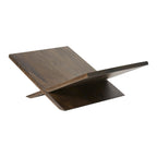 Ocra book holder by Renwil, mango wood, walnut finish