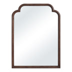 Octavian wall mirror by Renwil, mango wood, walnut finish