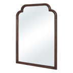 Octavian wall mirror by Renwil, mango wood, walnut finish