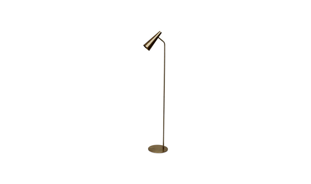 Gold Trumpet Floor Lamp