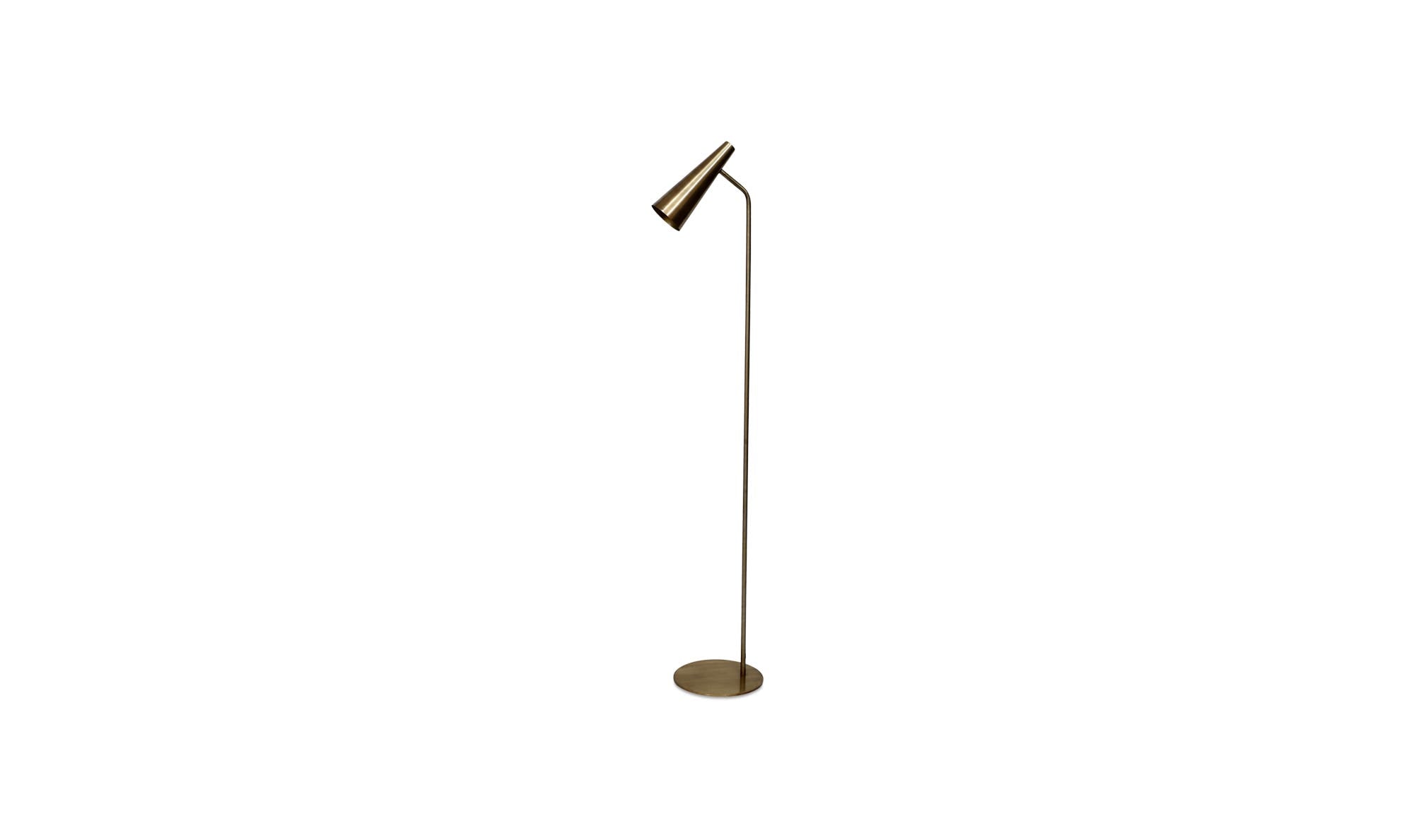 Gold Trumpet Floor Lamp