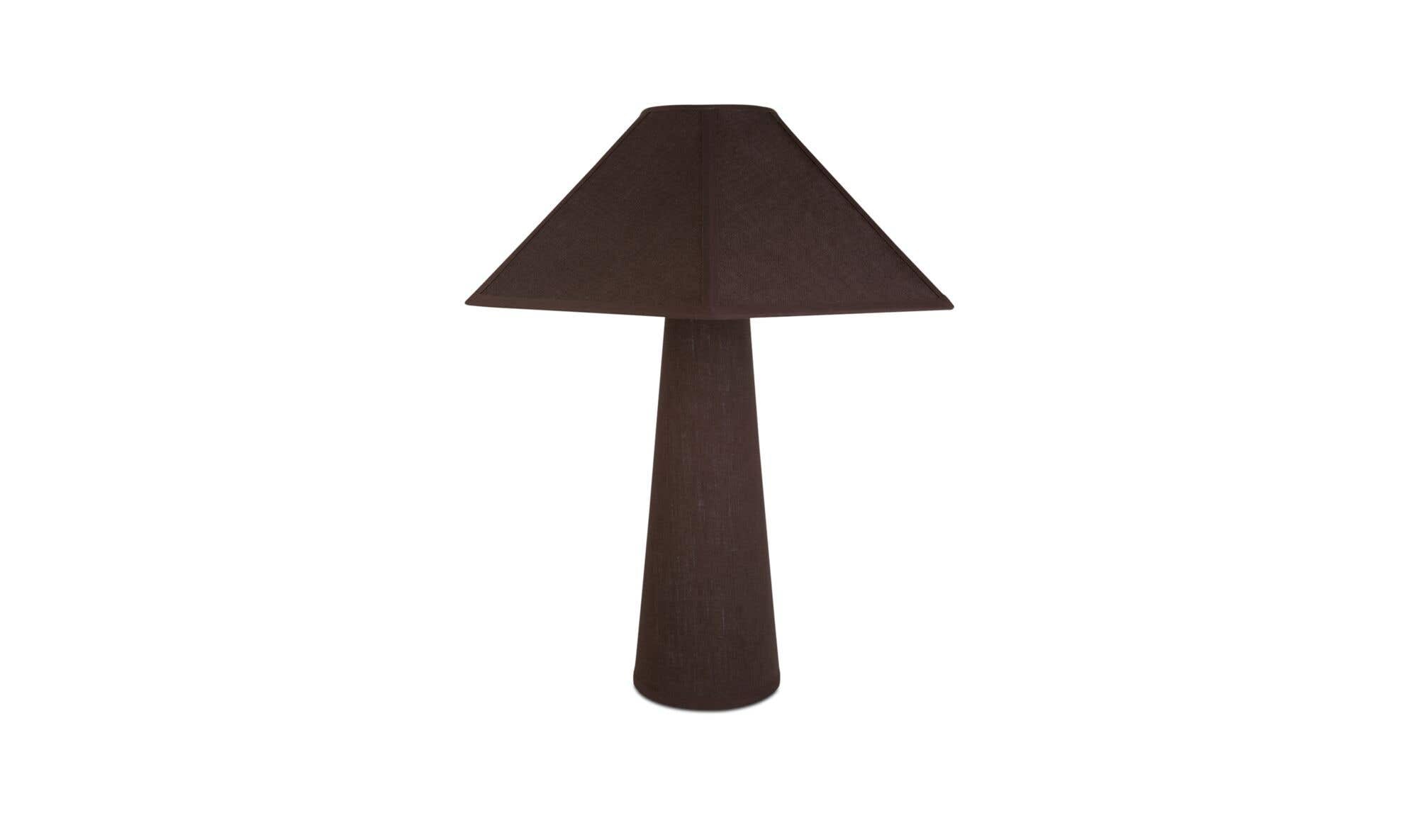 Ceramic Gigi Table Lamp - Dark Brown