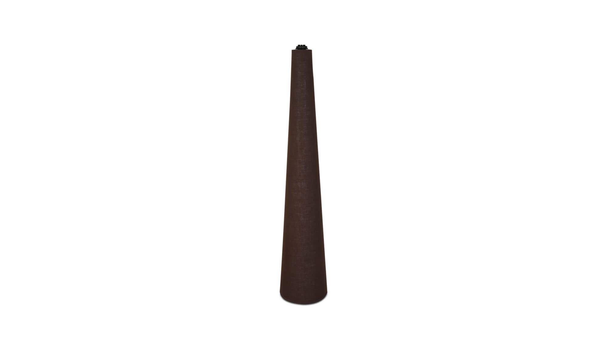 Ceramic Gigi Floor Lamp, Dark Brown