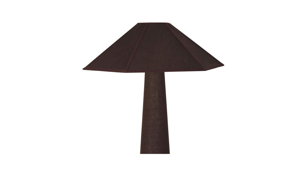 Ceramic Gigi Floor Lamp, Dark Brown