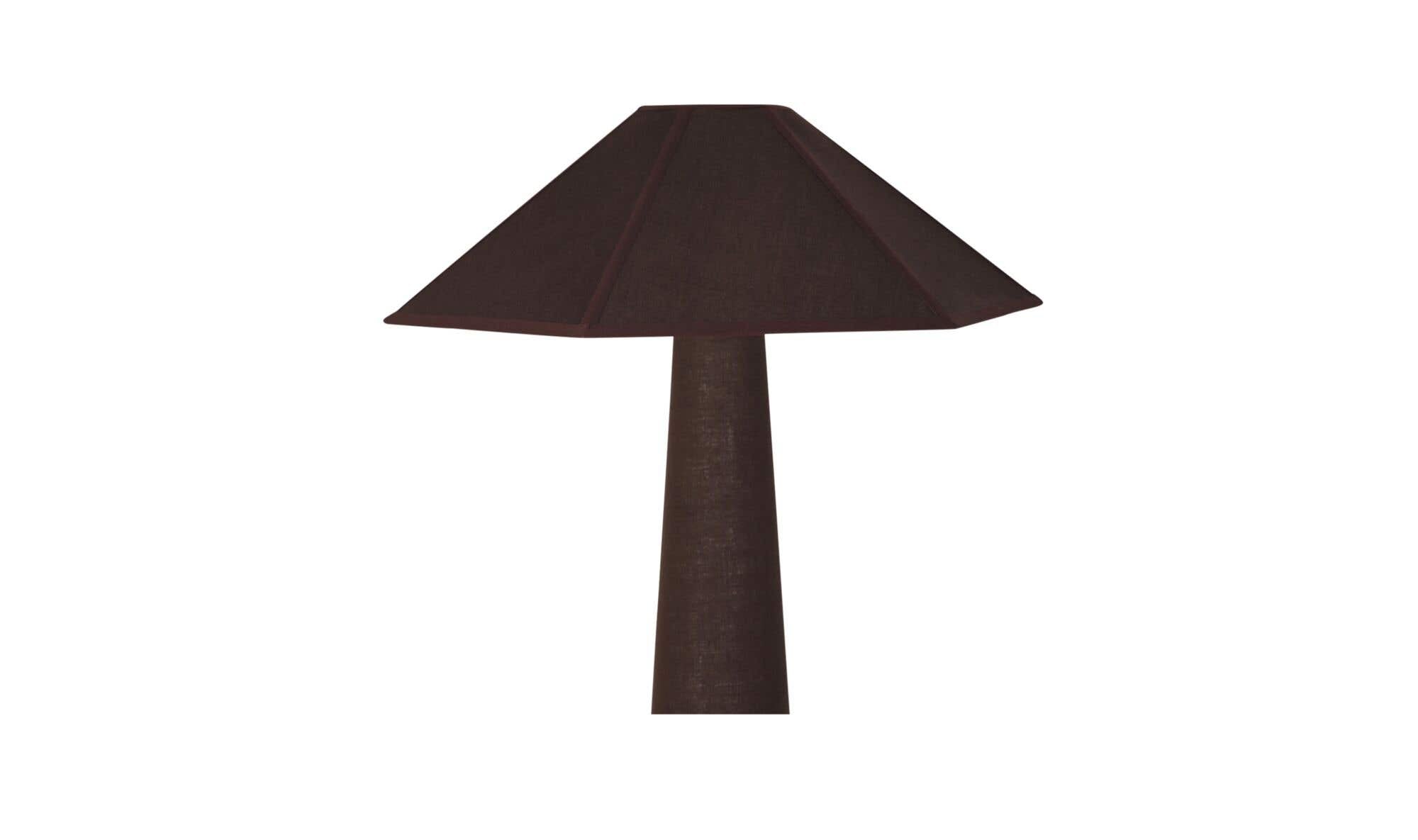 Ceramic Gigi Floor Lamp, Dark Brown