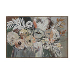 Paine wall art by Renwil, cotton canvas, medium walnut frame