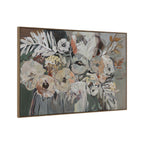 Paine wall art by Renwil, cotton canvas, medium walnut frame