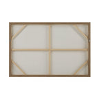 Paine wall art by Renwil, cotton canvas, medium walnut frame