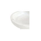 Palermo pedestal bowl by Moe's Home Collection, Rajnagar white marble, footed