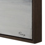 Pallini wall art by Renwil, cotton canvas, black oak veneer frame