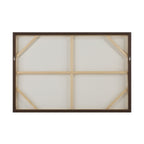 Pallini wall art by Renwil, cotton canvas, black oak veneer frame