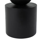 Paola accent table by Renwil, mango wood, matte black finish