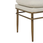 Paredes bench by Renwil, poly-linen, natural finish