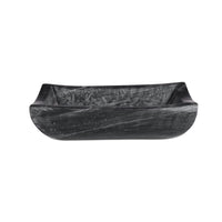 Piero basin by Moe's Home Collection, Selwara black marble, rectangular