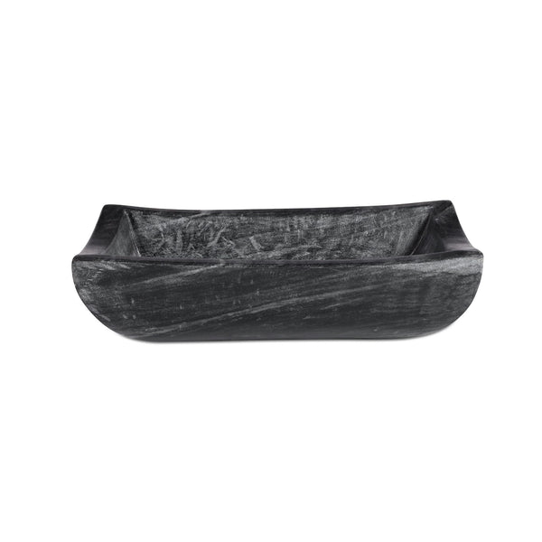 Piero basin by Moe's Home Collection, Selwara black marble, rectangular
