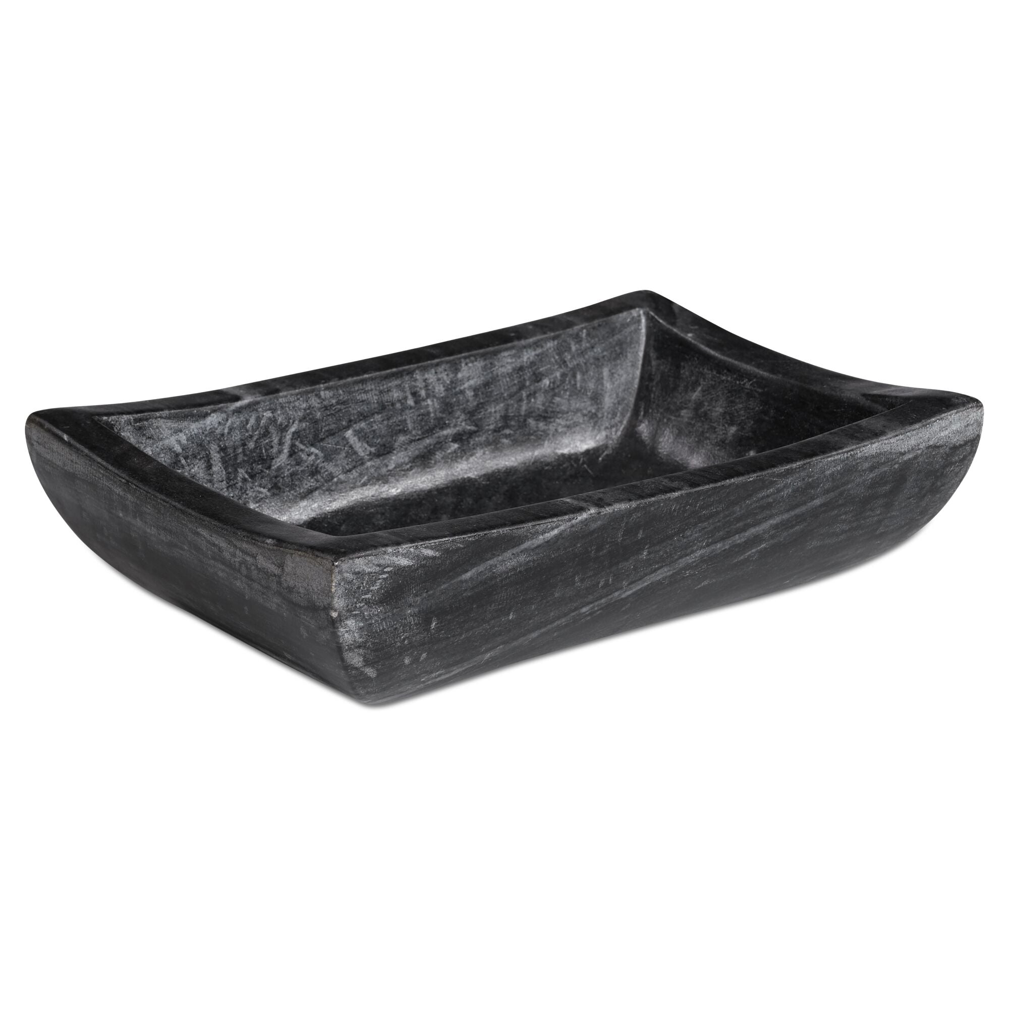 Piero basin by Moe's Home Collection, Selwara black marble, rectangular
