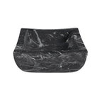 Piero basin by Moe's Home Collection, Selwara black marble, rectangular