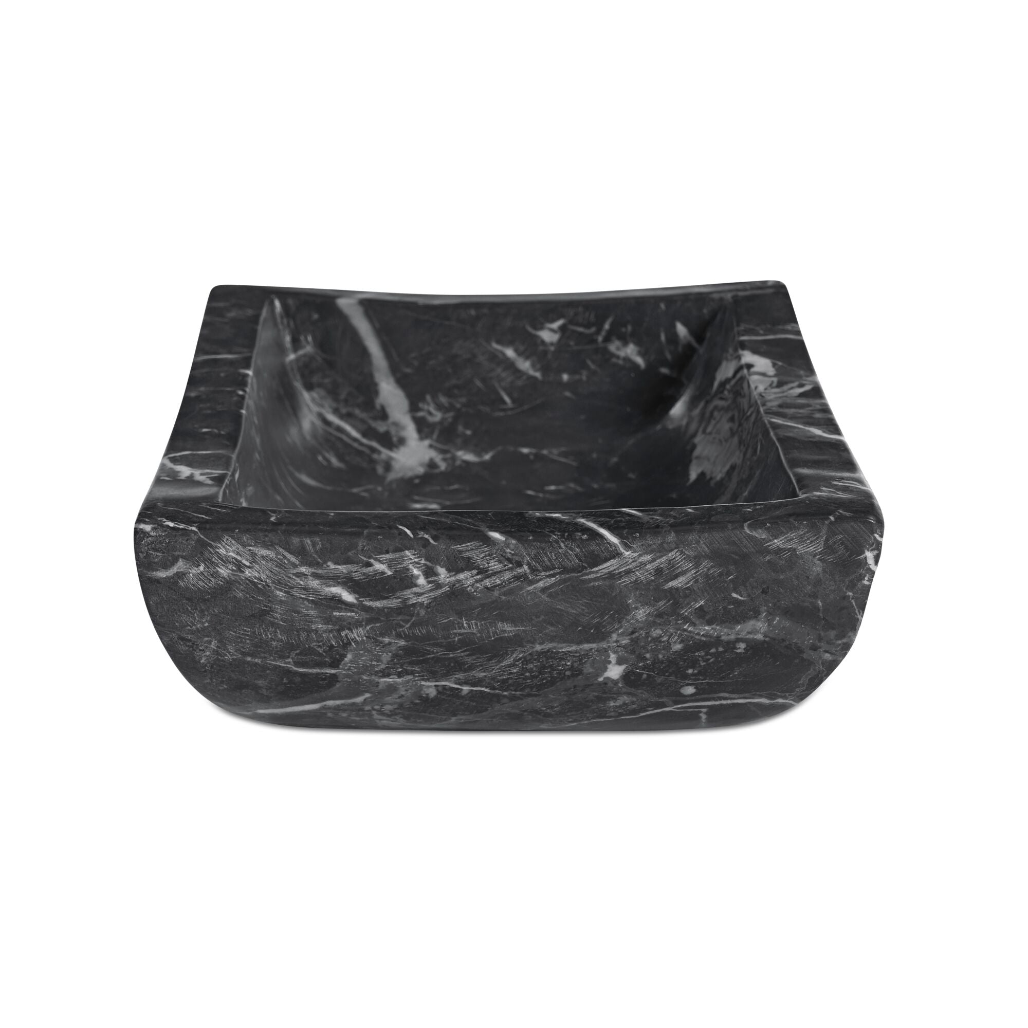 Piero basin by Moe's Home Collection, Selwara black marble, rectangular