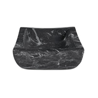 Piero basin by Moe's Home Collection, Selwara black marble, rectangular