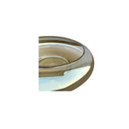 Polene bowl by Moe's Home Collection, smoky brown glass, hand-blown large