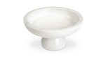 White Marble Palermo Pedestal Bowl