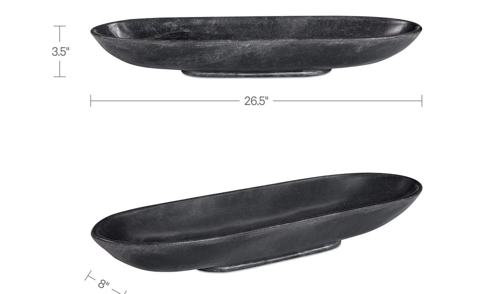 Black Marble Venetia Tray