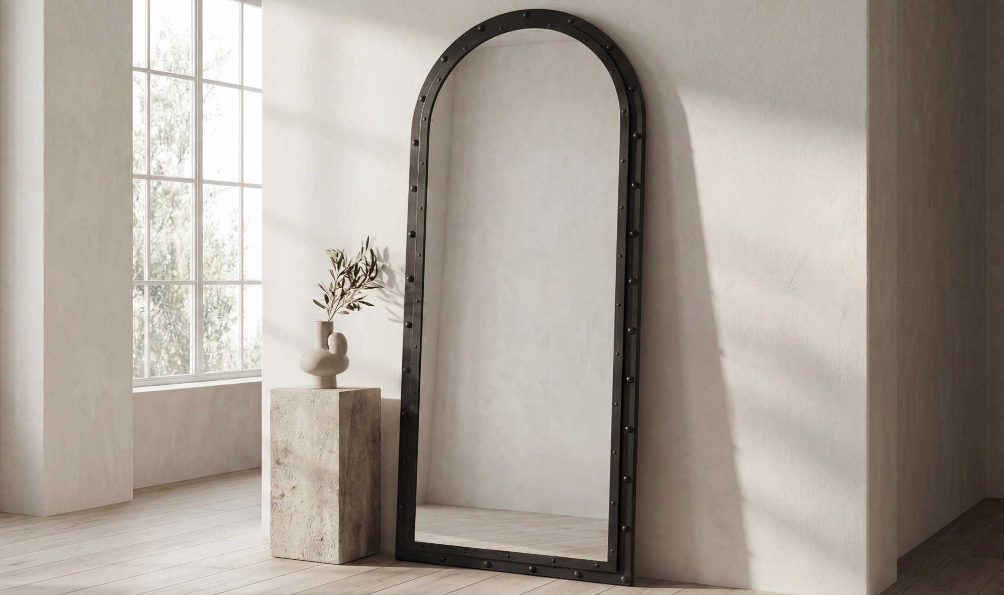 Iron Hughes Floor Mirror 5