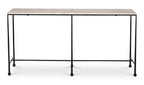 Botticino Marble River Console Table