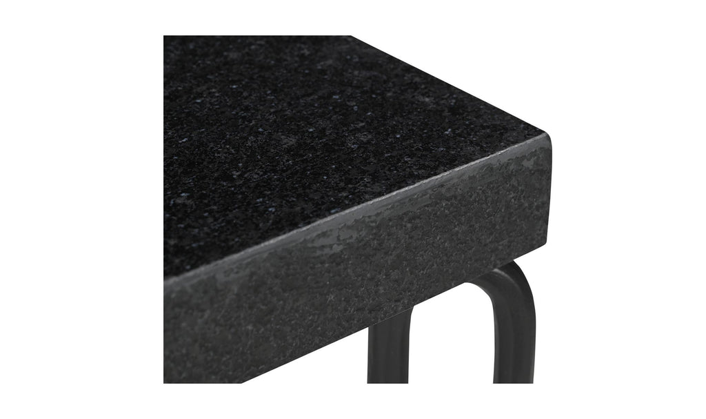 Stone Getty Side Table Black Granite 5