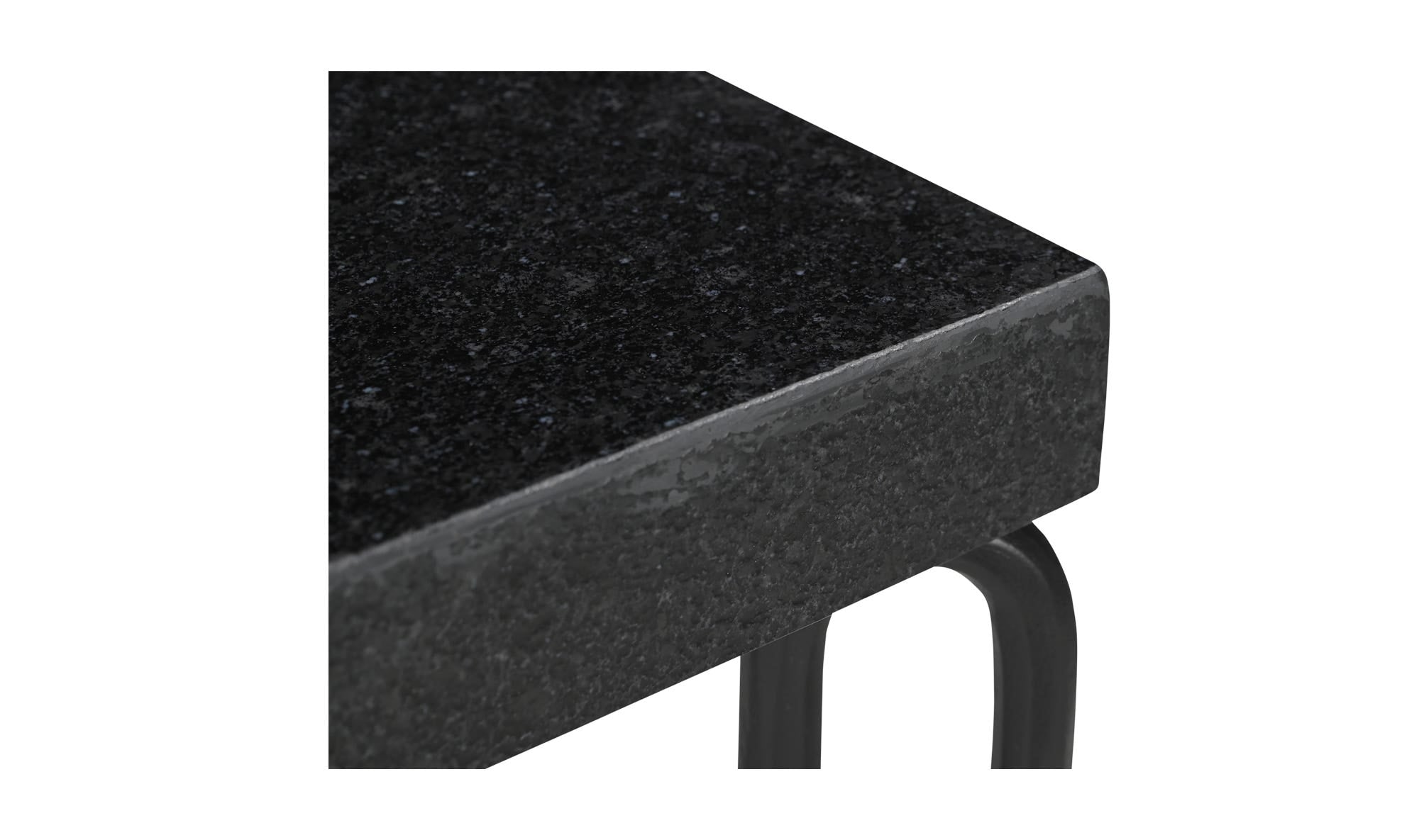 Stone Getty Side Table Black Granite 5