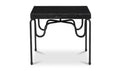 Stone Getty Side Table Black Granite Black