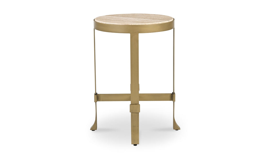 Travertine Holli Side Table Travertine
