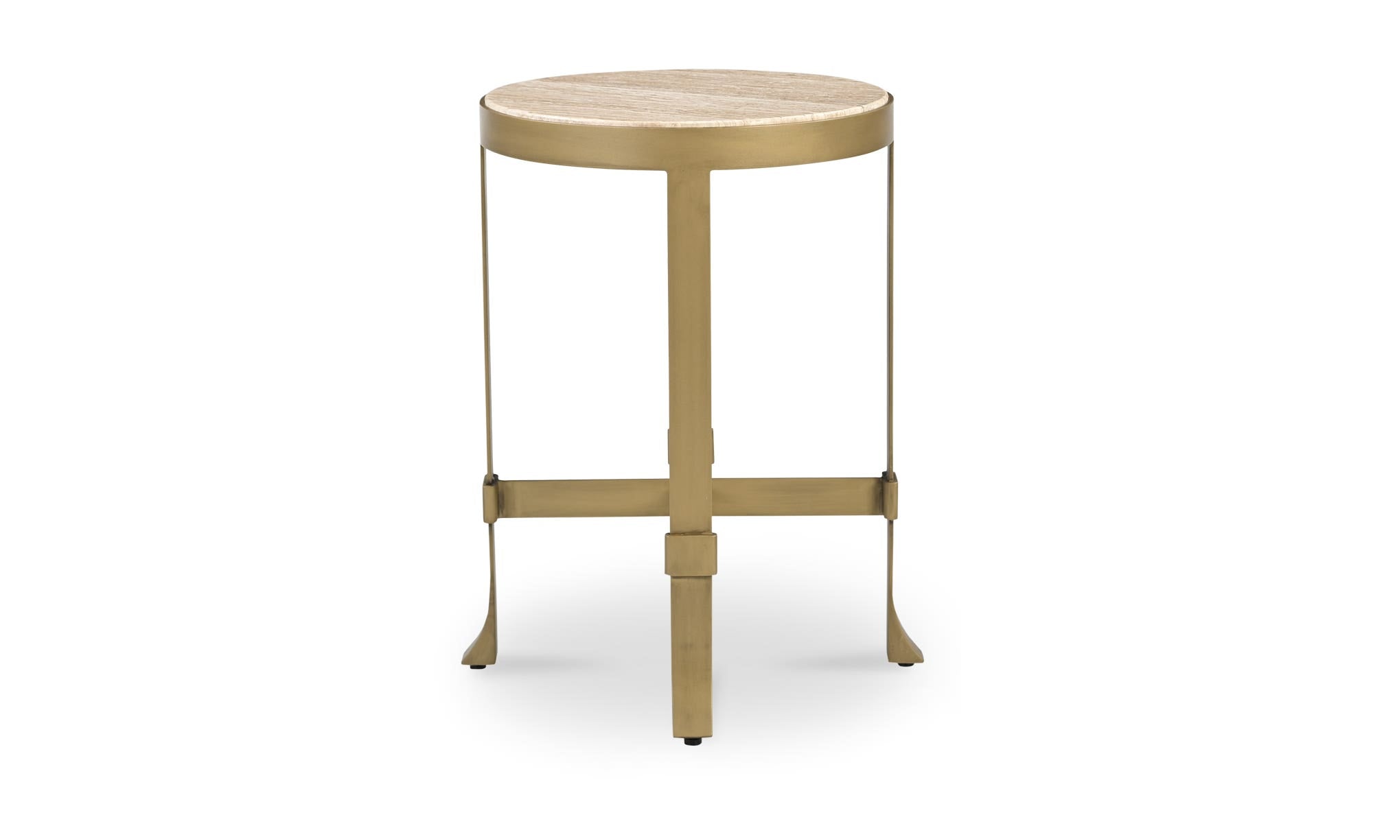 Travertine Holli Side Table Travertine