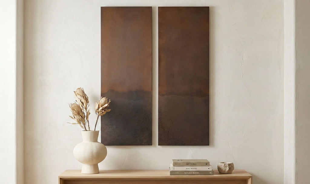 Aged Bronze Smith Wall Decor, Set of 2