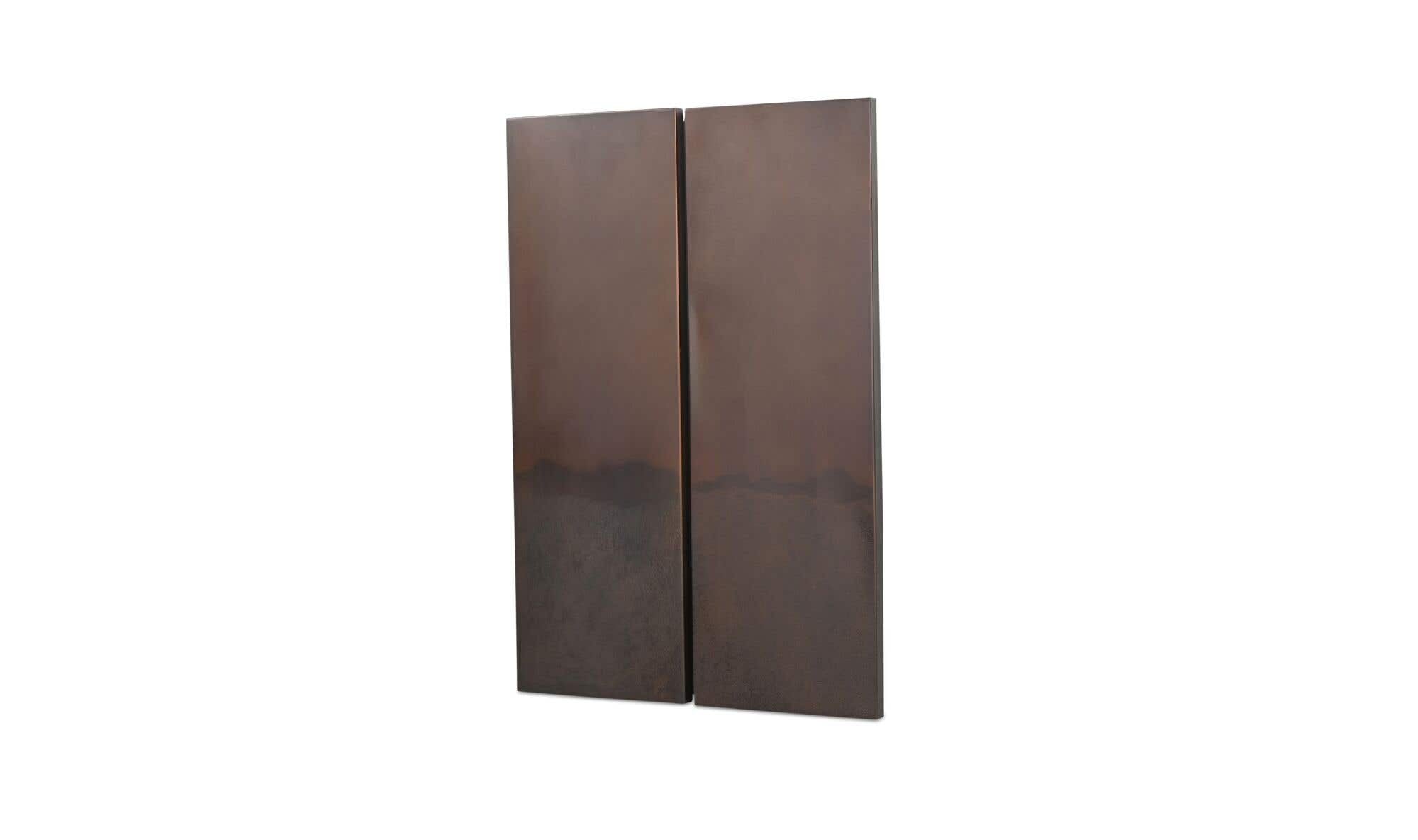 Aged Bronze Smith Wall Decor, Set of 2
