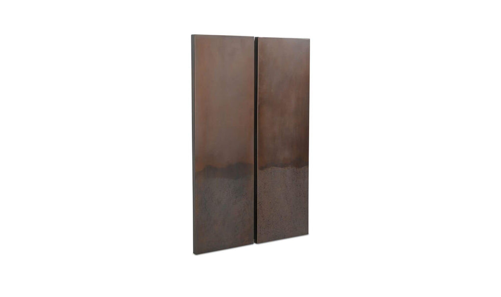 Aged Bronze Smith Wall Decor, Set of 2