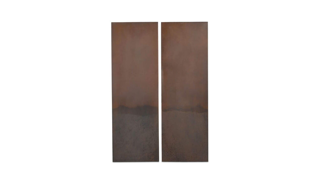 Aged Bronze Smith Wall Decor, Set of 2