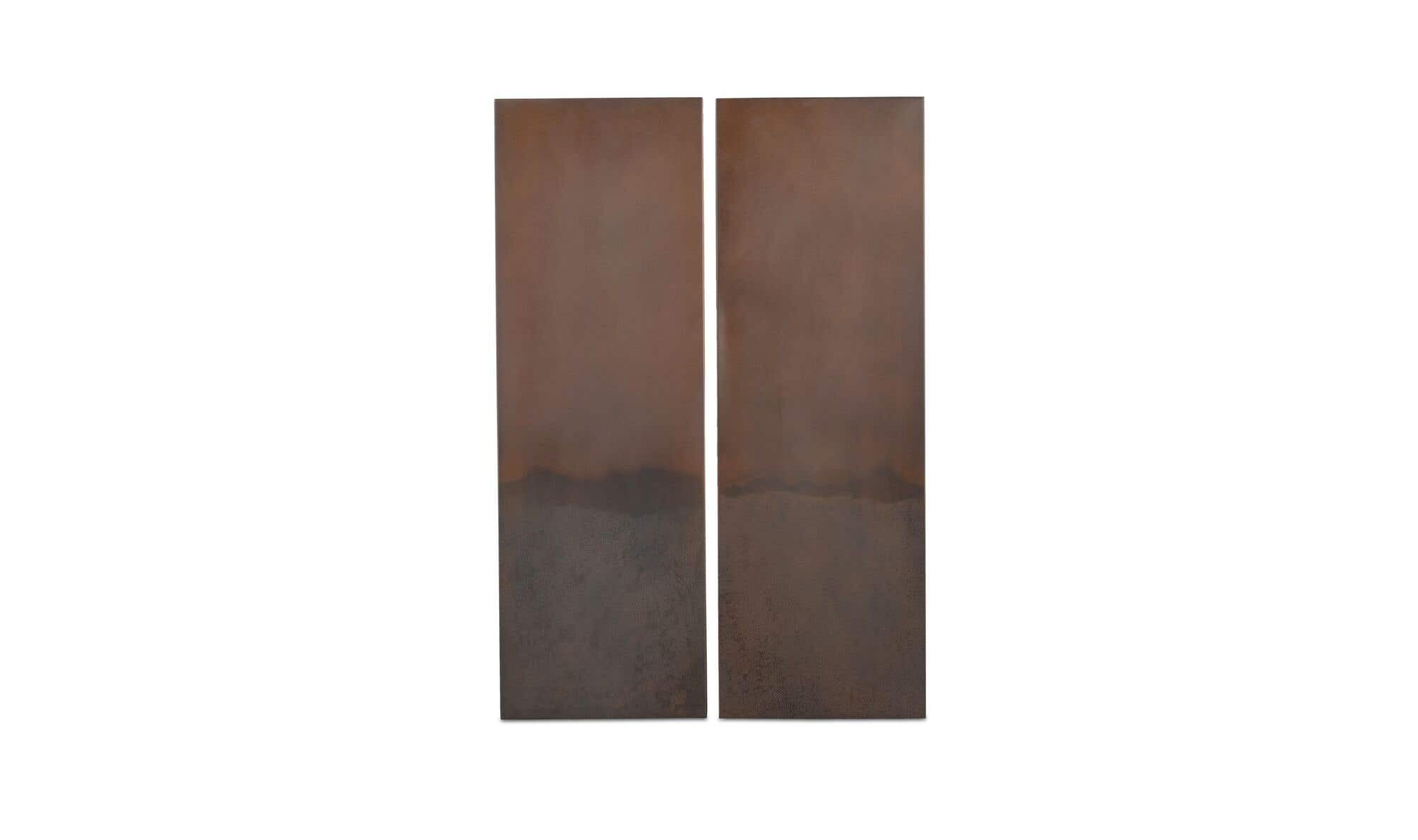 Aged Bronze Smith Wall Decor, Set of 2