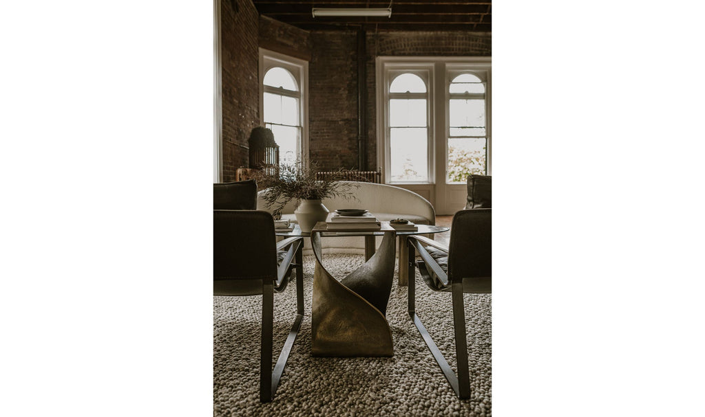 Twist Accent Table Brass 2