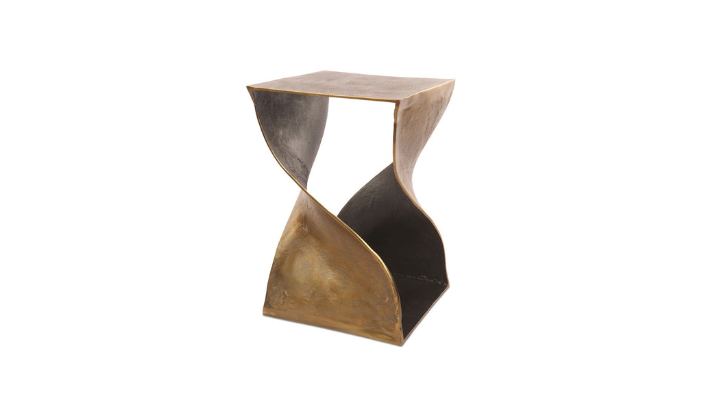 Twist Accent Table Brass 3