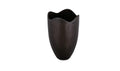 Cast Aluminum Athena Vase Blackened Bronze