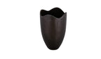Cast Aluminum Athena Vase Blackened Bronze