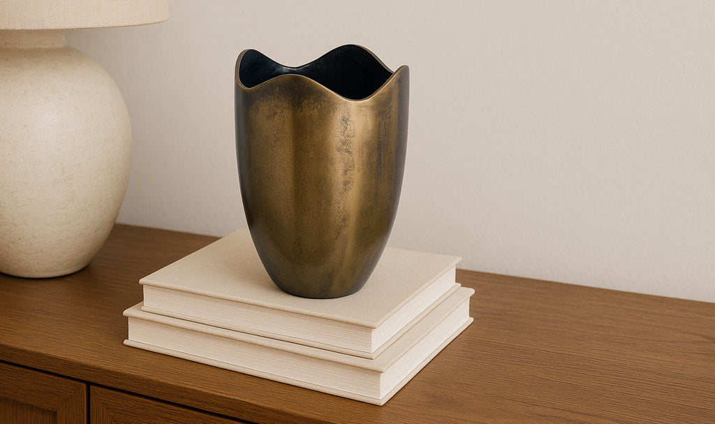 Cast Aluminum Athena Vase 6