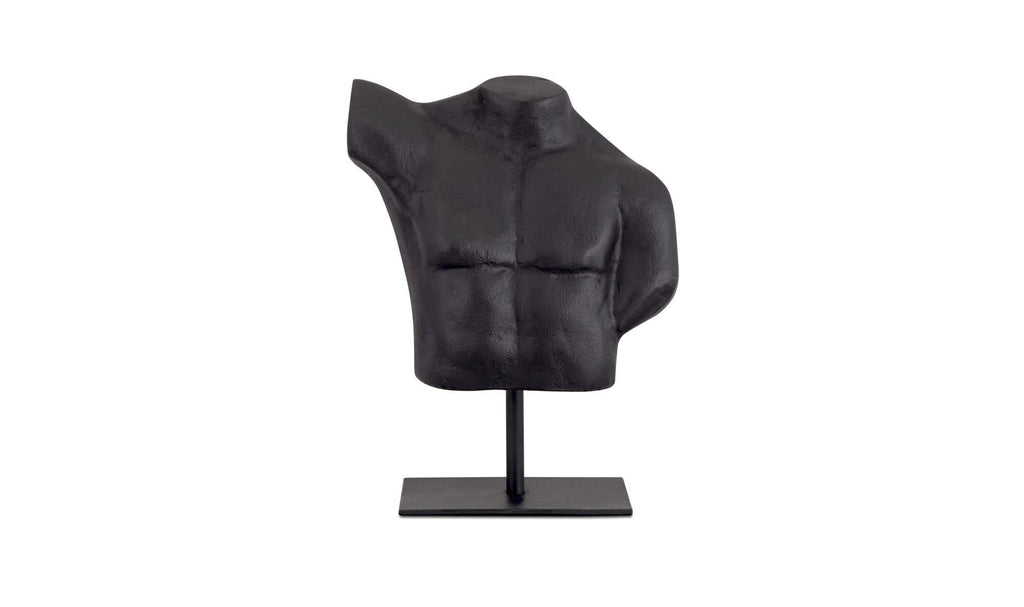 Cast Aluminum Victor Sculpture Aged Black