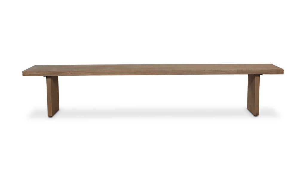 Oak Koshi Bench Sandblasted Amber Oak front