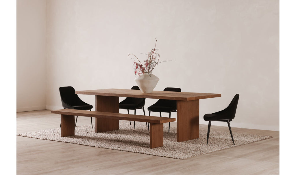 Oak Koshi Bench Sandblasted Amber Oak view 2